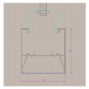 LED CEILING LIGHT 40W (ELY-2107-G) - Imagen 2