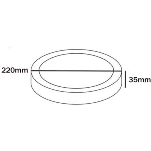 PANEL LED SUPERFICIE REDONDO - Imagen 4