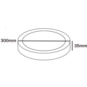 PANEL LED SUPERFICIE REDONDO - Imagen 3